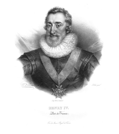 Koning Hendrik IV van Frankrijk door Zephirin Felix Jean Marius Belliard