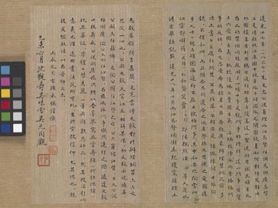 Soetra van het Eeuwige Leven (Wu Liang Shou Jing) 1837 door Zexu Lin