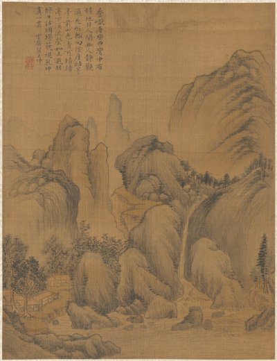 Landschap door Zhai Dakun