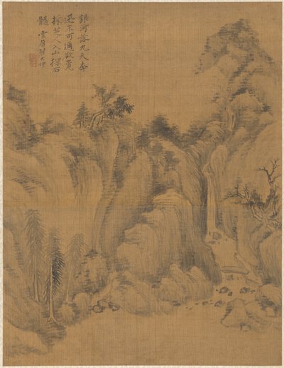 Landschap, 1775 door Zhai Dakun