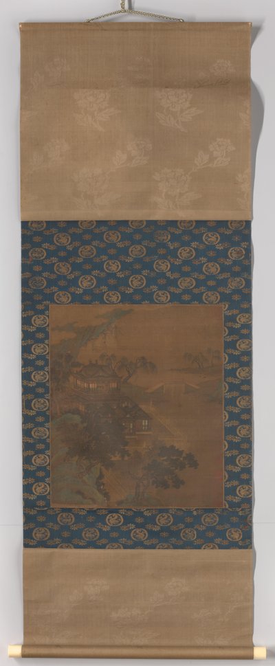 Lenteochtend in het Han-paleis door Zhao Qianli alias Zhao Bojü (attributed to)