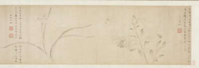 Inkbloemen, 1361 door Zhao Zhong