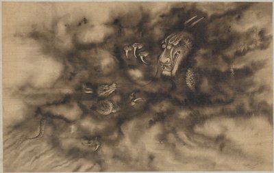Draken in Wolken door Zhou Xun