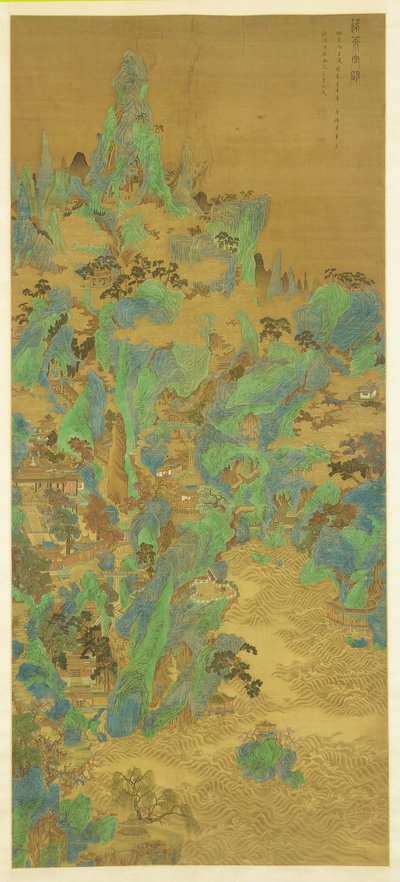 De Paleizen en Poorttorens van Penglai door Zhu Dan