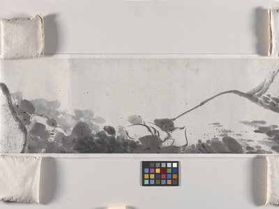 Lotusvijver door Zhu da Bada Shanren