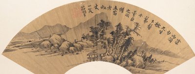 Rivierlandschap door Zhuang Jiongsheng
