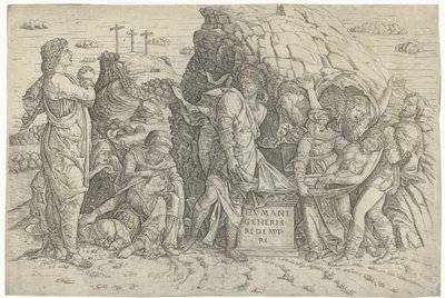 Graflegging van Christus door Zoan Andrea (possibly)