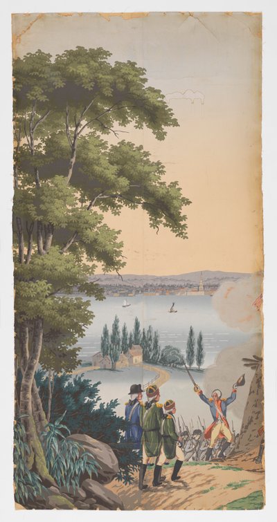 De Onafhankelijkheidsoorlog door Zuber and Cie, Rixheim, Alsace
