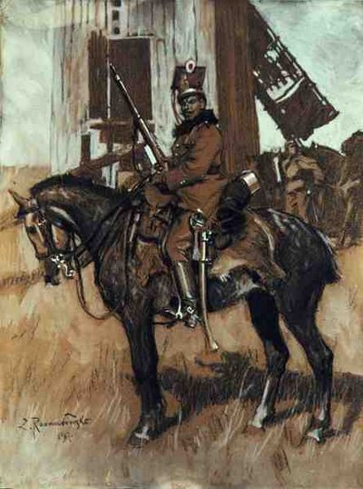 Cavalerieofficier door Zygmunt Rozwadowski
