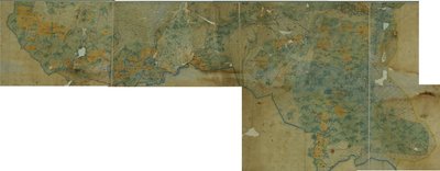 Kaart van het Pokrovski-district (P.G.M. 1 werst) 1780 - 1790 door неизвестны