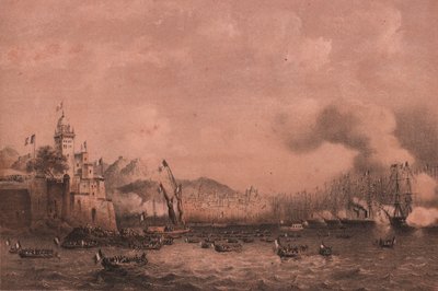 Aankomst van keizer Napoleon III in Genua, Ligurië door William Walcutt
