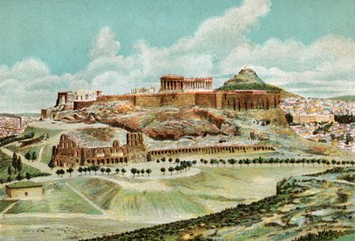 Athene, ca. 1920 (lithografie) door . .