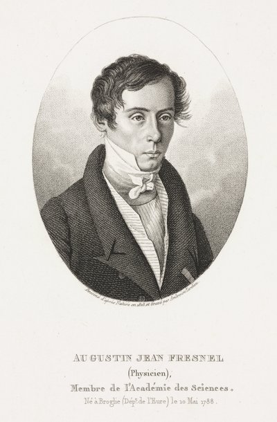 Augustin Jean Fresnel, Franse natuurkundige door Frederick (attr. to) Barnard