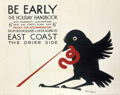 Wees vroeg, LNER-poster door Ferdinand Georg Waldmuller