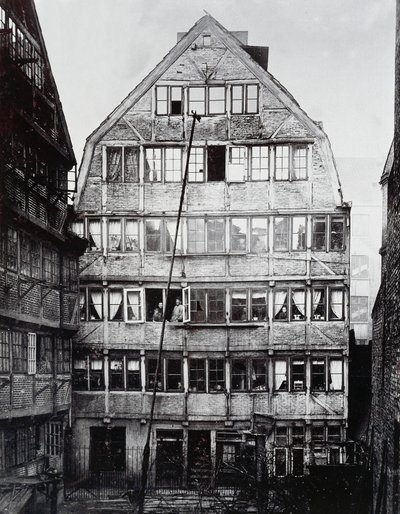 Geboorteplaats van de Duitse componist Johannes Brahms in Hamburg, Duitsland door William Walcutt