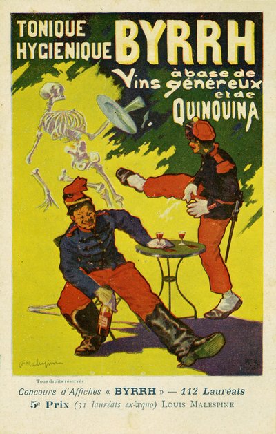 Byrrh Tonique Hygenique versus absint, ca. 1903 door Frederick (attr. to) Barnard