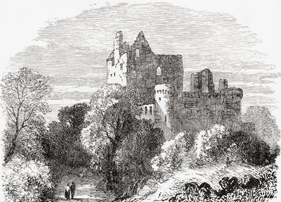 Craigmillar Castle, Edinburgh, Schotland. door . .