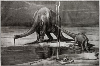 Dinosaurussen in Afrika door . .