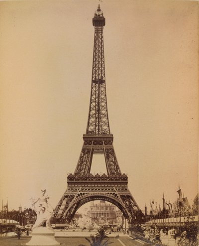 Eiffeltoren, Parijs Expositie door . .