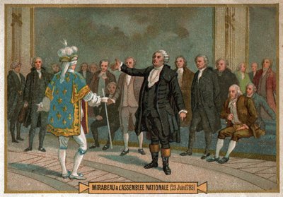 Staten-Generaal in Versailles door Ferdinand Georg Waldmuller