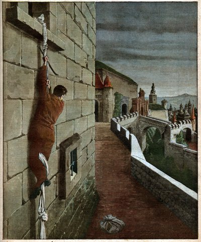 Ontsnapping van een Franse spion door Ferdinand Georg Waldmuller