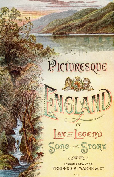 Frontispice van het boek Picturesque England, Its Landmarks and Historic Haunts, gepubliceerd in 1891 door . .