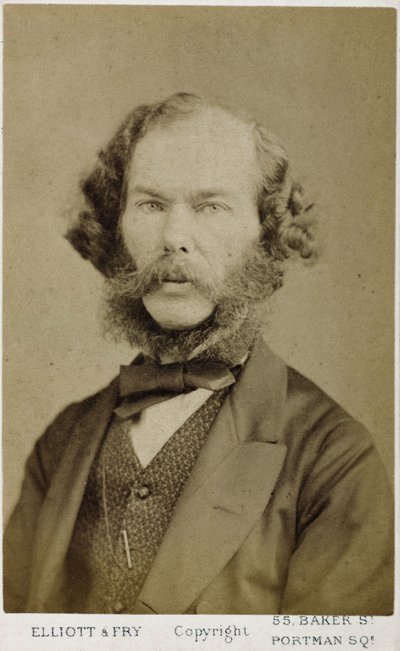 George Henry Lewes, Engelse schrijver en filosoof, ca. 1865-1878 door Ferdinand Georg Waldmuller