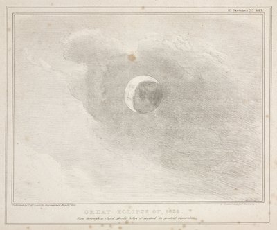 Grote Eclips van 1836 door John Pardon