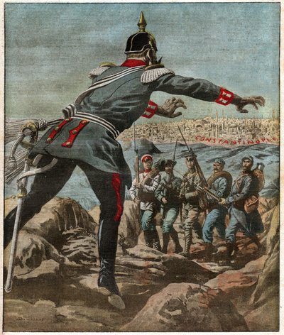 Oorlog op de Balkan door Ferdinand Georg Waldmuller