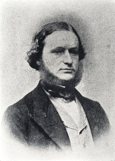 Gustav Kirchhoff, Duitse natuurkundige, ca. 1860s door Frederick (attr. to) Barnard