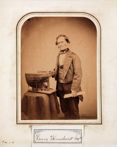 Henry Wimshurst, Engelse ingenieur door Ferdinand Georg Waldmuller