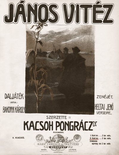 Janos Vitez, operette van de Hongaarse componist Kacsoh Pongracz. 1904 (illustratie) door . .