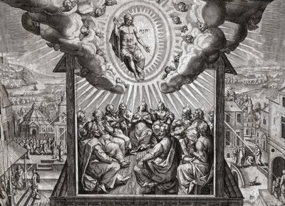 Jezus Christus en de Apostelen door . .