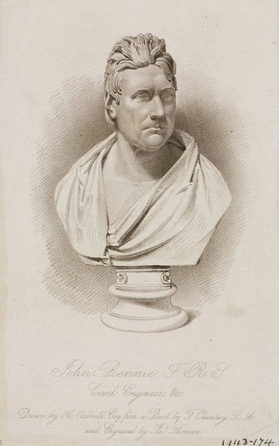 John Rennie, Schotse civiel ingenieur, ca. 1810s door Frederick (attr. to) Barnard