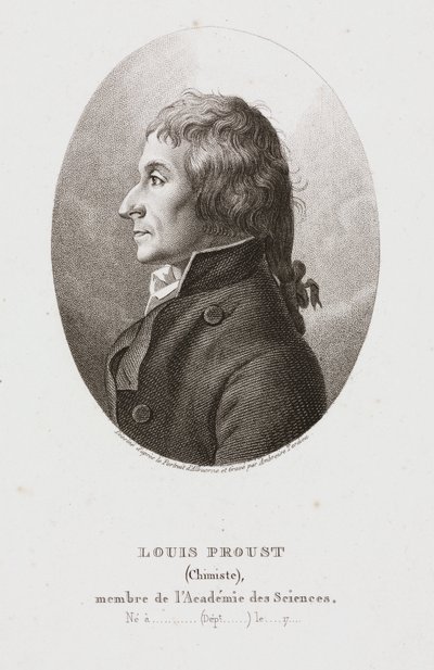 Joseph Louis Proust, Franse chemicus, ca. 1795 door Frederick (attr. to) Barnard