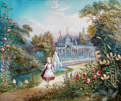 De avonturen van Alice in Wonderland, toverlantaarn door Frederick (attr. to) Barnard