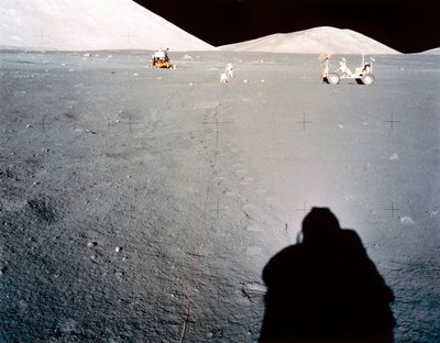 Bemand ruimtevlucht, VS, Apollo 17 Apollo 17 maanbasis bij Taurus Littrow door Ferdinand Georg Waldmuller
