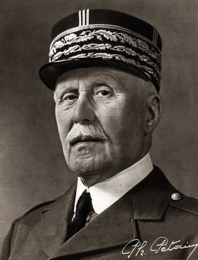 Maarschalk Philippe Pétain door Ferdinand Georg Waldmuller