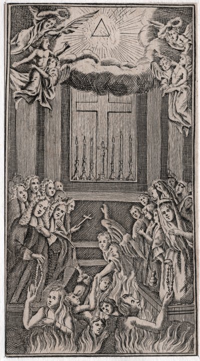 Mis in de tempel door . .