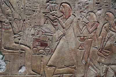 Musee des Beaux-Arts, Lyon, Frankrijk Kunstmuseum, Lyon, Frankrijk Huyu die offers brengt aan Osiris door John Pardon