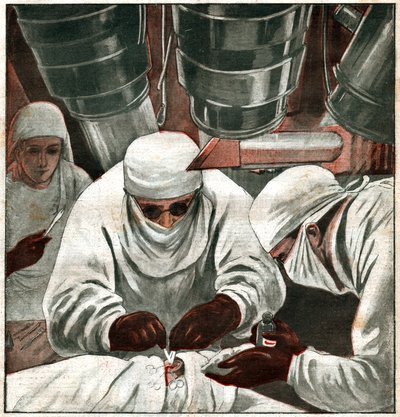 Chirurgie uitgezonden door Ferdinand Georg Waldmuller