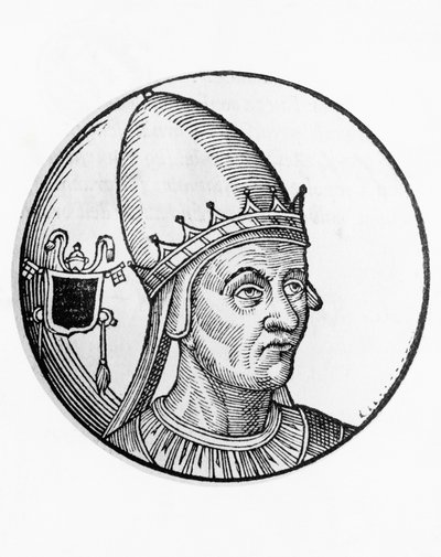 Portret van Gregorius VII (Ildebrando Aldobrandeschi di Soana, circa 1010-1085) door William Walcutt