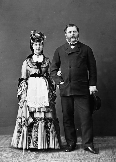 Portret van de heer en mevrouw Acara door Henry Charles Fehr