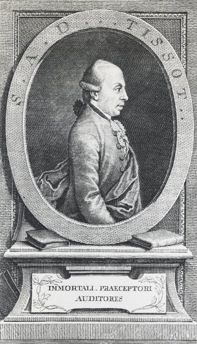 Portret van Simon-Andre Tissot door William Walcutt