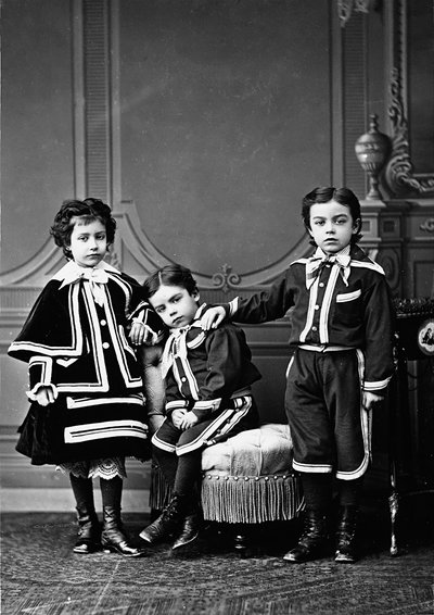 Portret van de Orsini-kinderen door Henry Charles Fehr