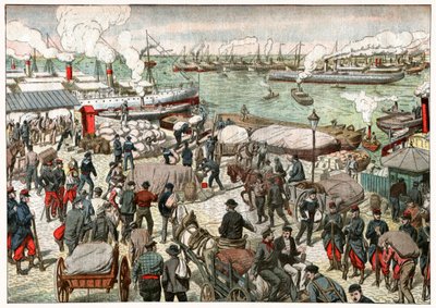 Terug aan het werk in de haven van Marseille door . .
