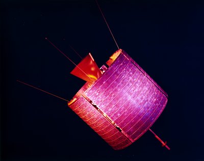 Satellieten, Militair, VS De Early Bird satelliet door Ferdinand Georg Waldmuller