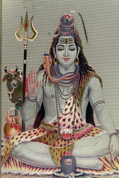Shiva, de Hindoe god van Transformatie of Vernietiging door . .