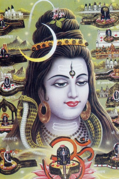 Shiva, de hindoegod van transformatie of vernietiging door . .