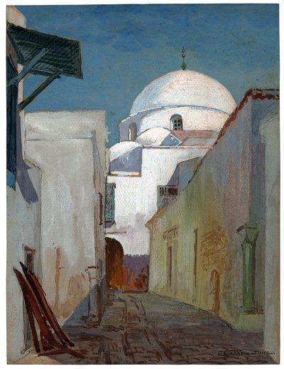 Sidi Mahrez-moskee, Tunis door . .